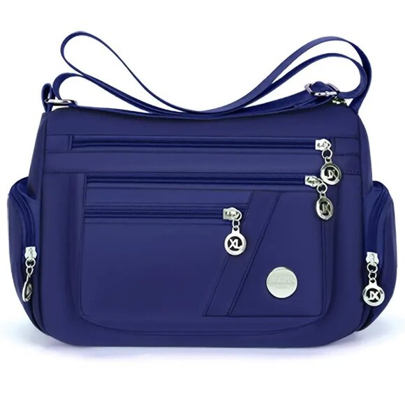 Handbags - Blue Nylon Purse